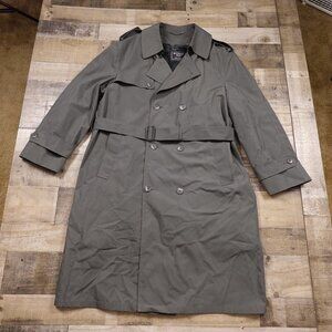 Vintage Botany 500 Trench Coat - Men’s Large - Made in USA - Borg Lining